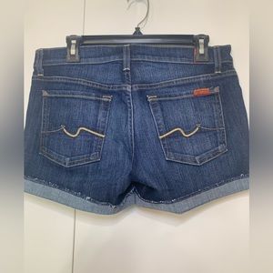 7 For All Mankind Jean Shirts Denim Blue- Excellent Condition Size 27